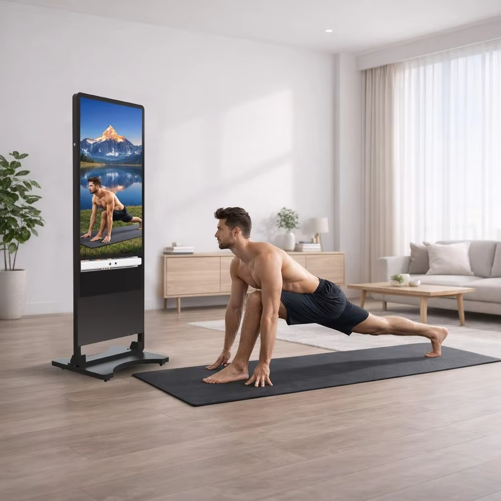 Yoga Fitness Hotel - กระจกออกกำลังกายอัจฉริยะขนาด 43 นิ้ว ความละเอียด Full HD