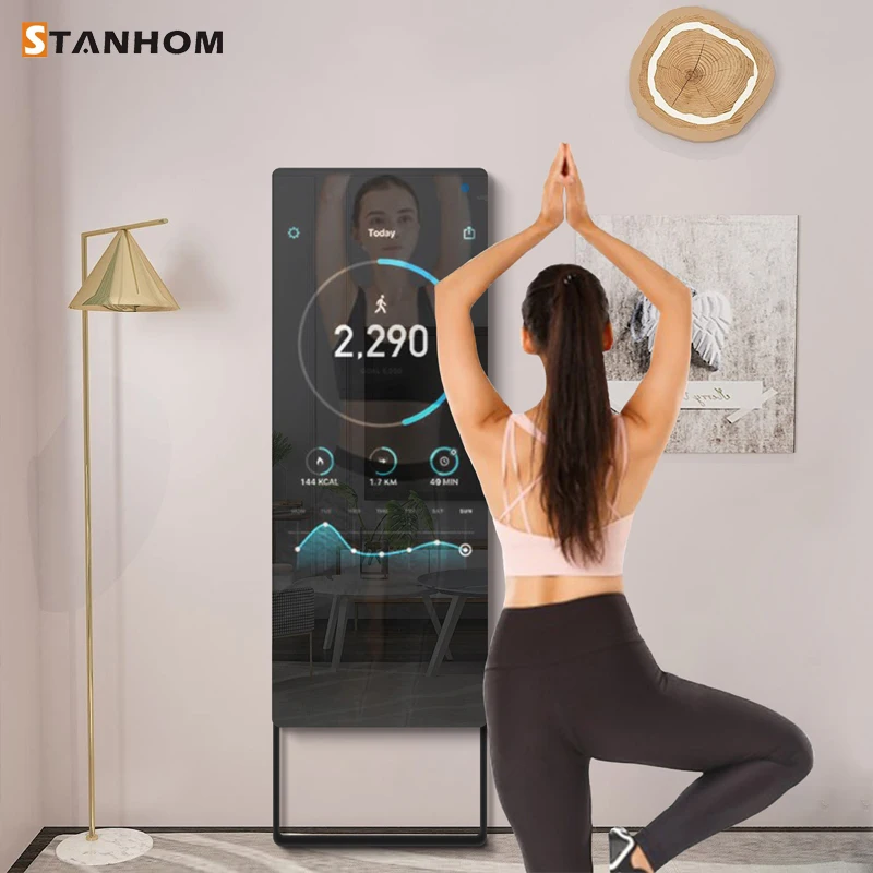 Yoga Fitness Hotel - กระจกออกกำลังกายอัจฉริยะ STANHOM สำหรับโรงแรม บ้าน ยิม โยคะ