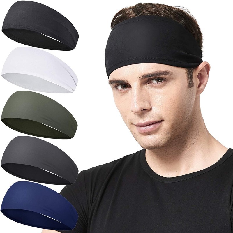 Yoga Fitness Stretching Strap - ที่คาดผมสำหรับเล่นกีฬา วิ่ง ฟิตเนส ซับเหงื่อ ยืดหยุ่น ซึมซับเหงื่อ
