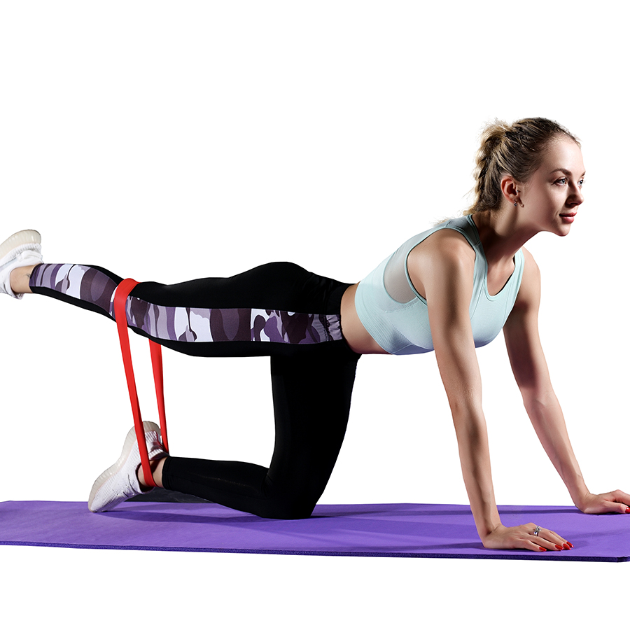 ยางยืดออกกำลังกายแบบวง ยางยืดต - Yoga Fitness Stretching Strap บทวิจารณ์และราคา