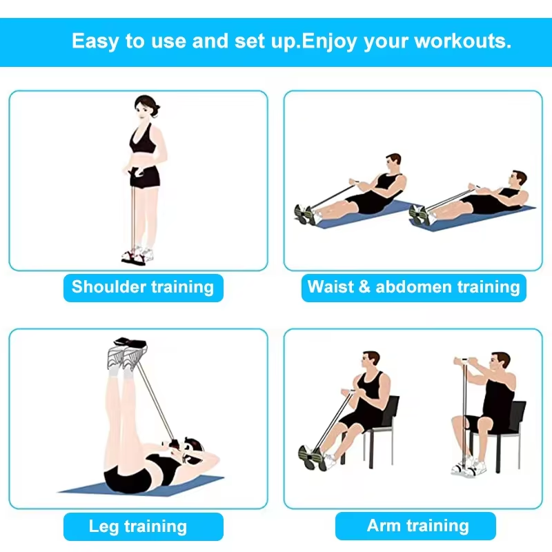 สายยางยืดออกกำลังกาย 4 เส้น พร - Yoga Fitness Stretching Strap บทวิจารณ์และราคา