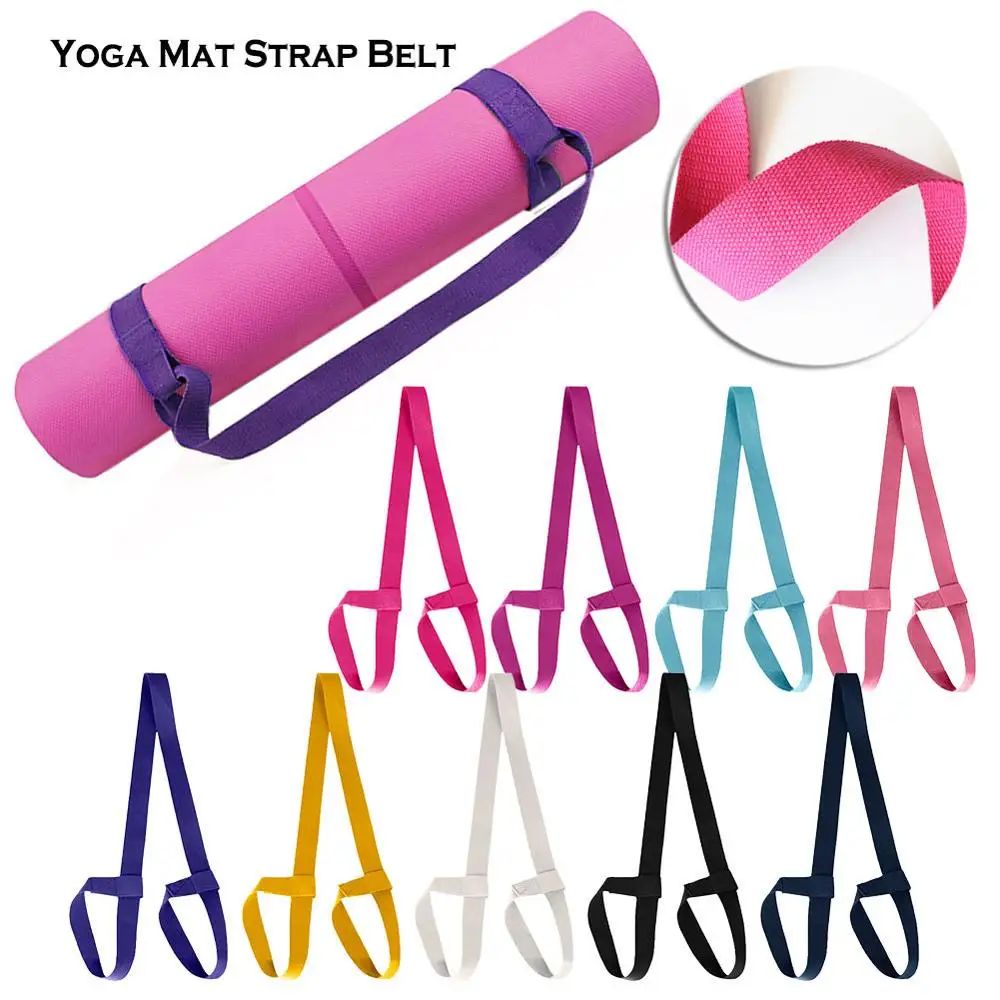 สายรัดเสื่อโยคะคุณภาพสูงแบบปรั - Yoga Fitness Stretching Strap บทวิจารณ์และราคา