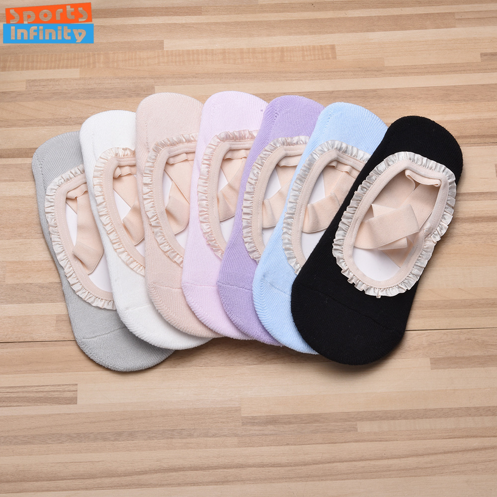 ถุงเท้าโยคะแบบมีสายรัดสำหรับผู - Yoga Fitness Dance บทวิจารณ์และราคา