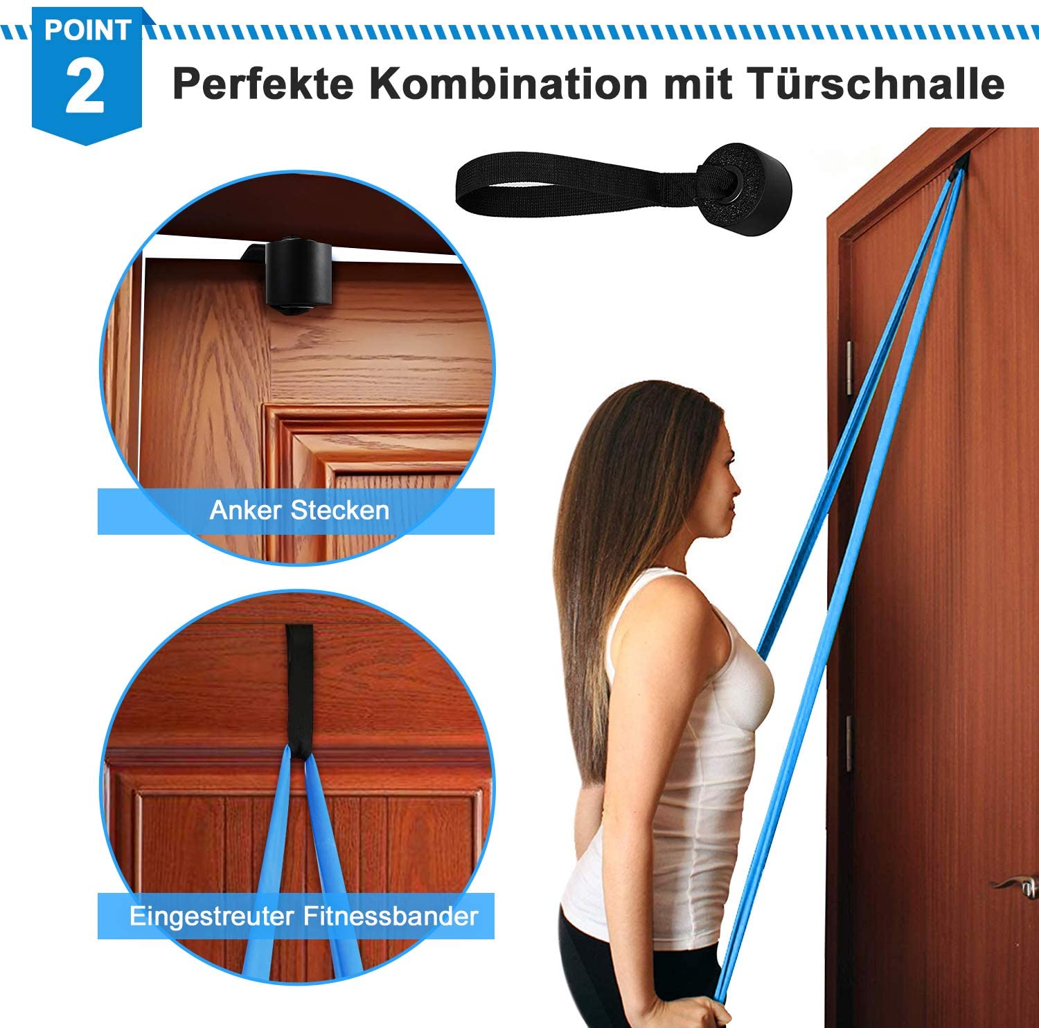 วงออกกําลังกายยืดหยุ่น 3 ชิ้นว - Yoga Fitness Stretching Strap บทวิจารณ์และราคา