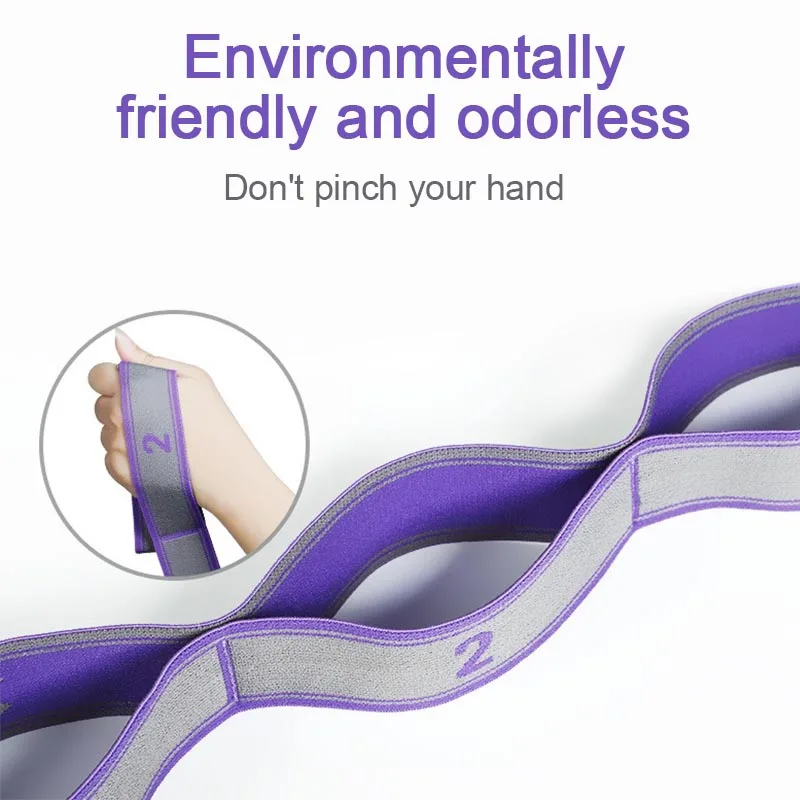 สายยางยืดออกกำลังกายสำหรับผู้เ - Yoga Fitness Stretching Strap บทวิจารณ์และราคา