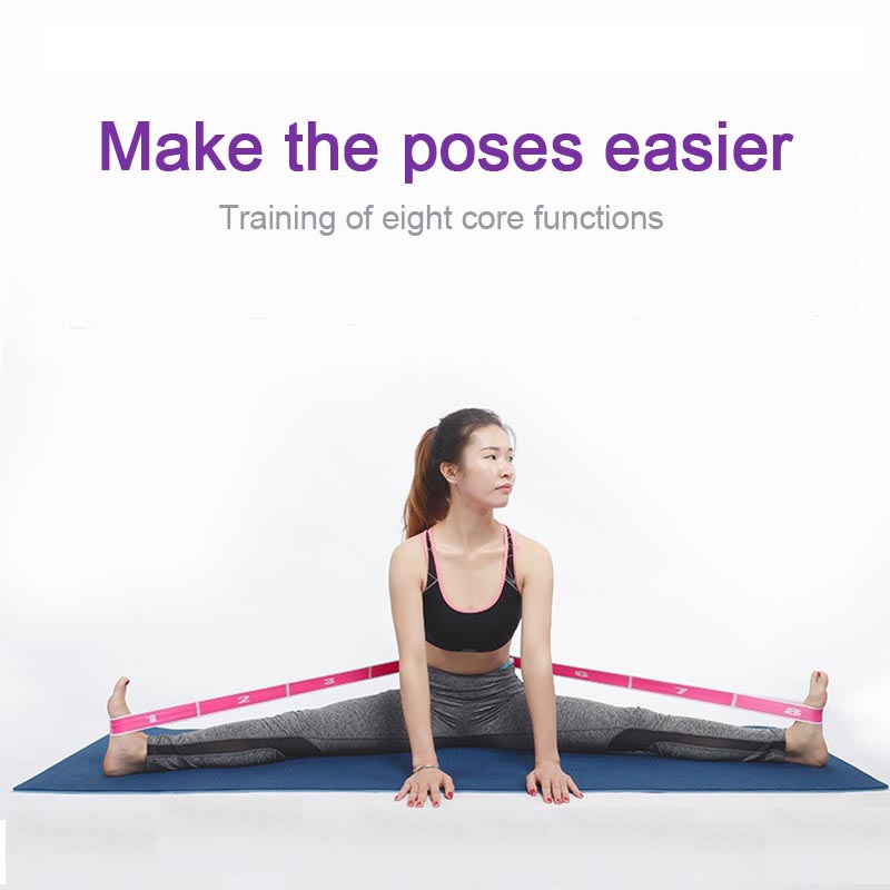 สายยางยืดออกกำลังกายสำหรับผู้เ - Yoga Fitness Stretching Strap บทวิจารณ์และราคา