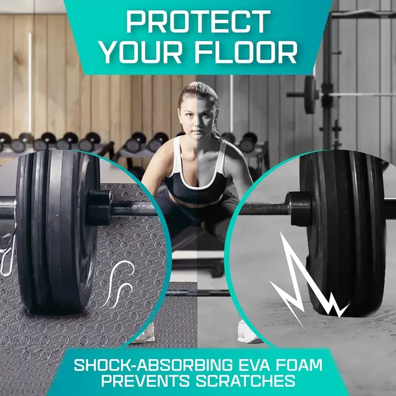 4/16Pcs EVA โฟมเสื่อออกกําลังก - Yoga Fitness Hotel บทวิจารณ์และราคา
