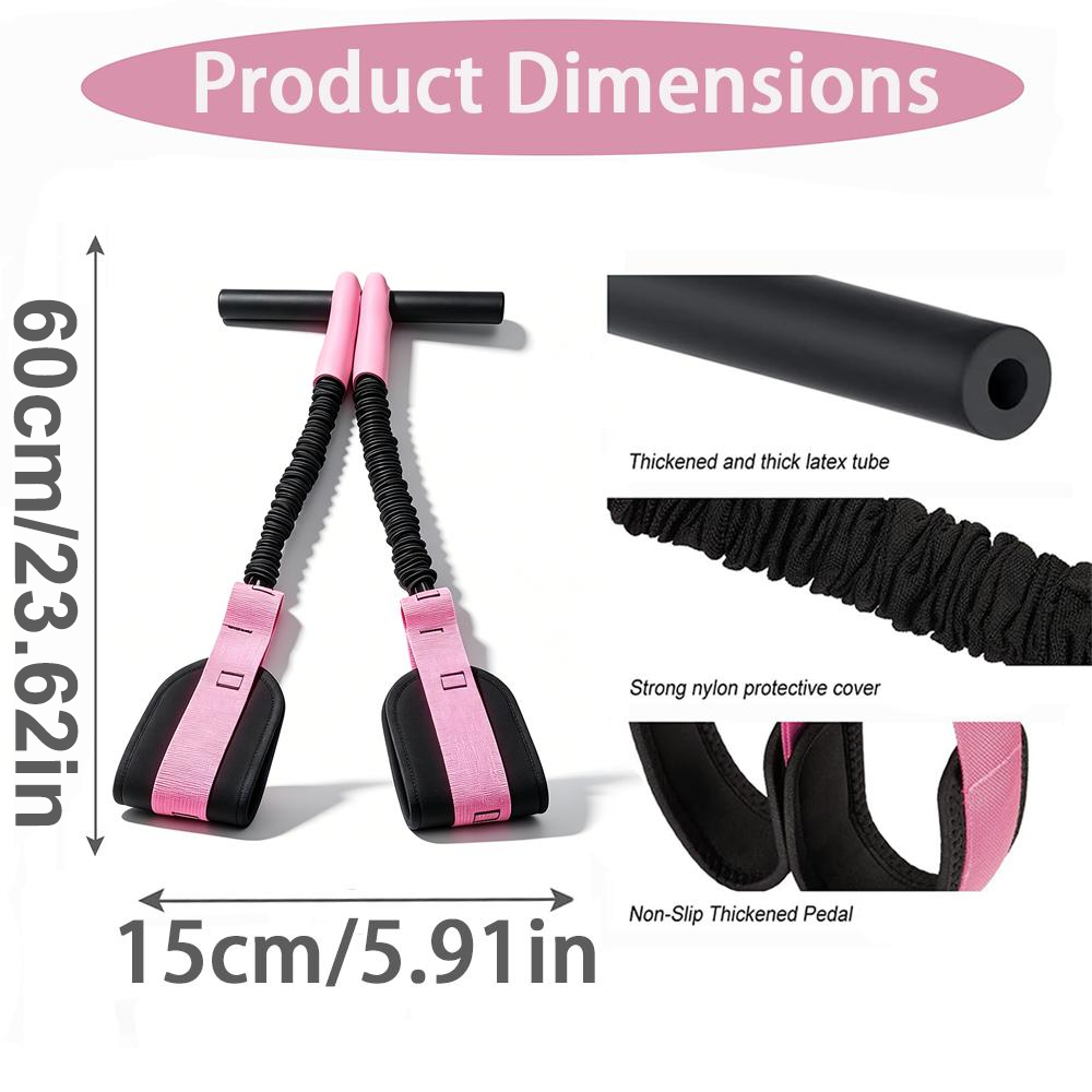 อุปกรณ์ซิทอัพมืออาชีพ สายยางยื - Yoga Fitness Stretching Strap บทวิจารณ์และราคา