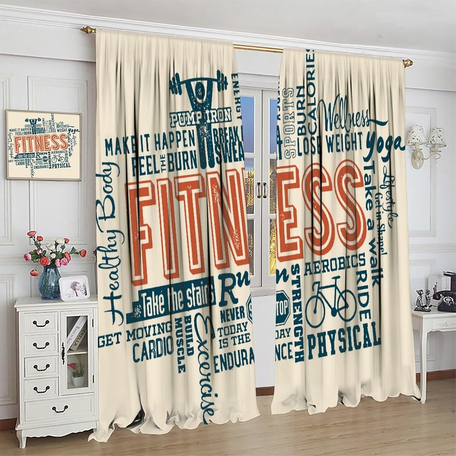 แบนเนอร์ผ้าม่านขนาดใหญ่สำหรับส - Yoga Fitness Hotel บทวิจารณ์และราคา