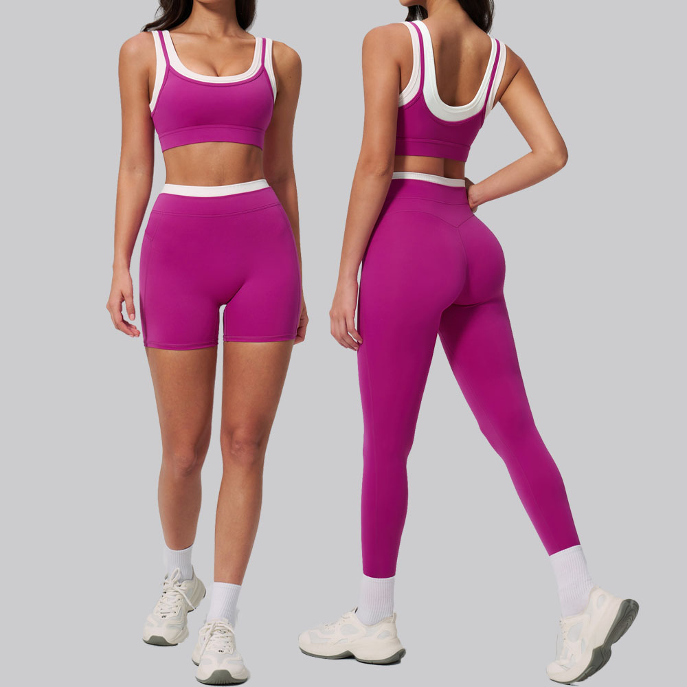 ชุดออกกำลังกายผู้หญิง 2 ชิ้น ช - Yoga Fitness Zumba บทวิจารณ์และราคา