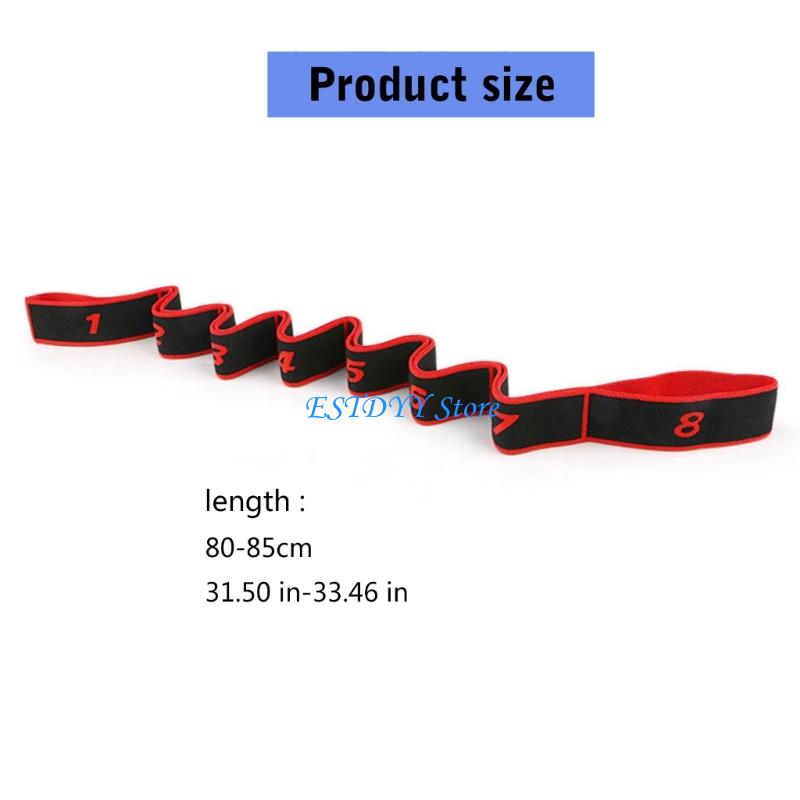 G6DE วงออกกำลังกายวงยืดหยุ่นโย - Yoga Fitness Stretching Strap บทวิจารณ์และราคา