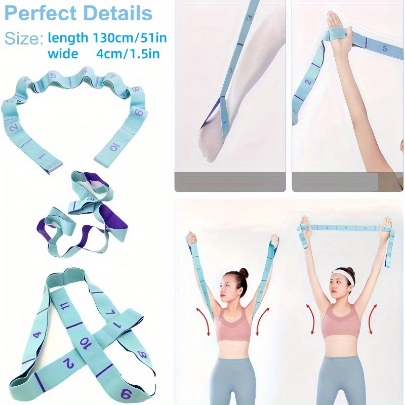 สายยืดโยคะดิจิทัล สายดึงเปิดไห - Yoga Fitness Stretching Strap บทวิจารณ์และราคา