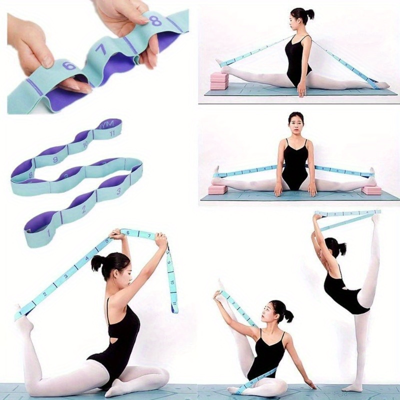 สายยืดโยคะดิจิทัล สายดึงเปิดไห - Yoga Fitness Stretching Strap บทวิจารณ์และราคา