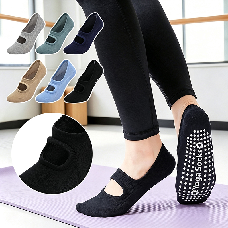 ถุงเท้าโยคะกันลื่นสำหรับผู้หญิ - Yoga Fitness Dance บทวิจารณ์และราคา
