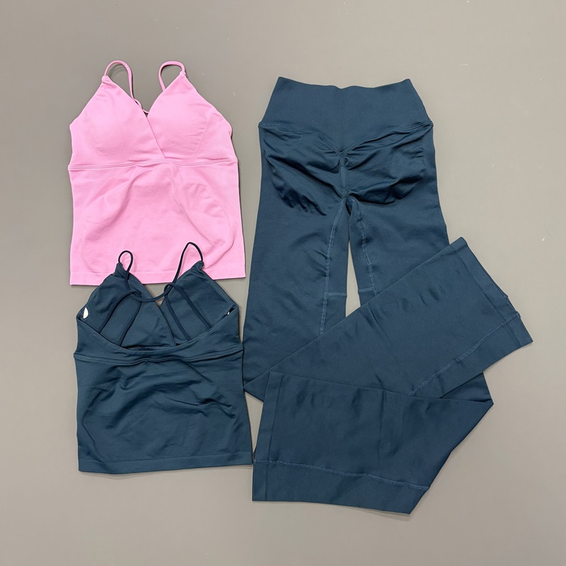 ชุดออกกำลังกายผู้หญิง 2 ชิ้น เ - Yoga Fitness Zumba บทวิจารณ์และราคา