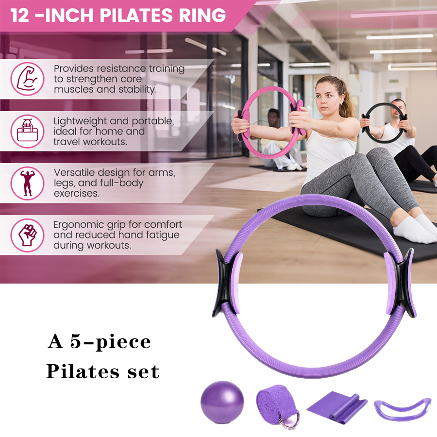 ชุดอุปกรณ์ออกกำลังกายที่บ้าน 5 - Pilates Ring Circle บทวิจารณ์และราคา