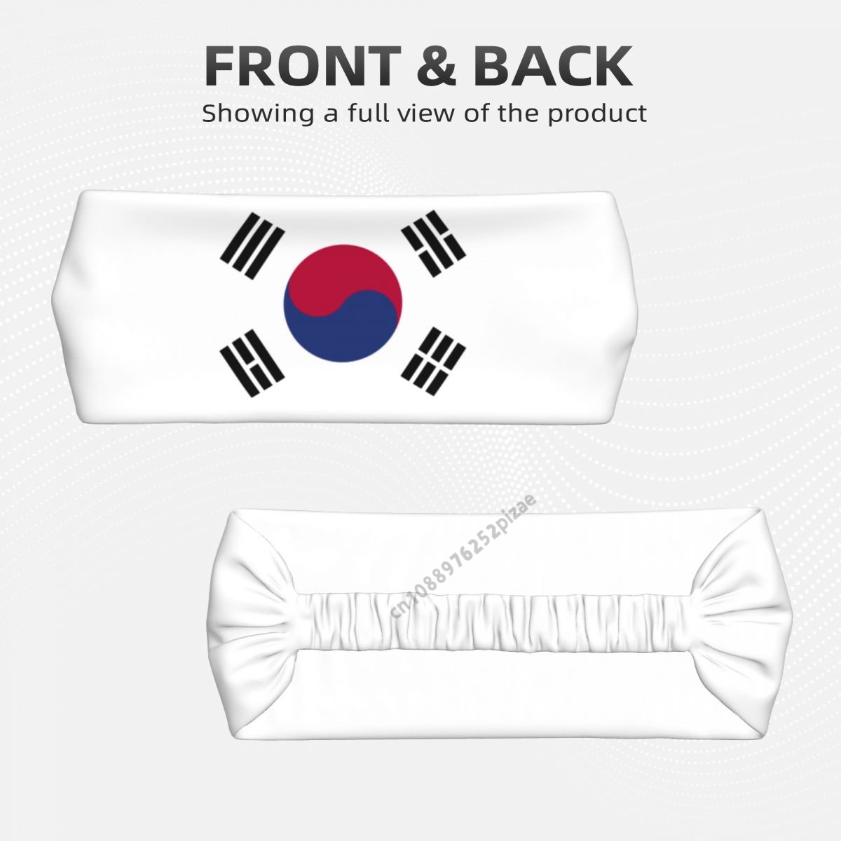 ที่คาดผมยางยืดแบบกว้างลายธงชาต - Yoga Fitness Stretching Strap บทวิจารณ์และราคา