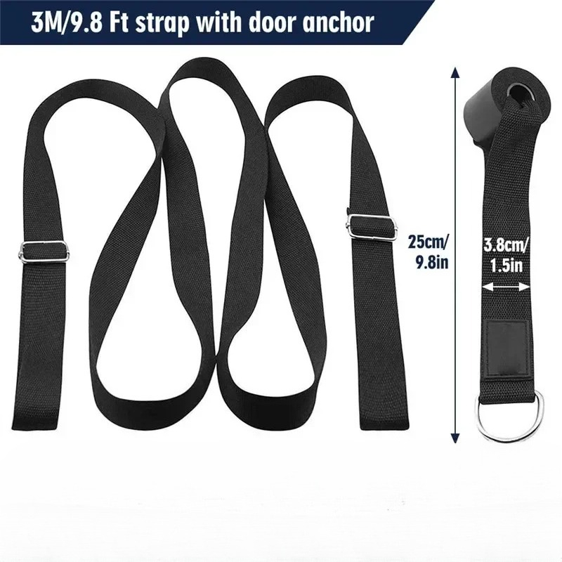 สายยืดหยุ่นสำหรับออกกำลังกาย 3 - Yoga Fitness Stretching Strap บทวิจารณ์และราคา