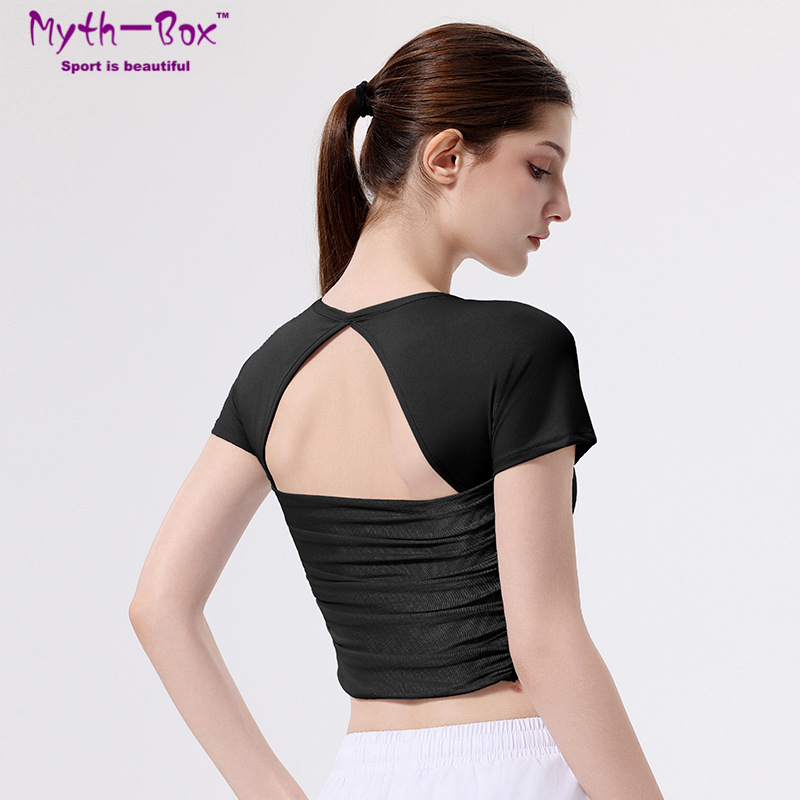 เสื้อโยคะผู้หญิงทรงสลิม มีฟองน - Yoga Fitness Qc บทวิจารณ์และราคา