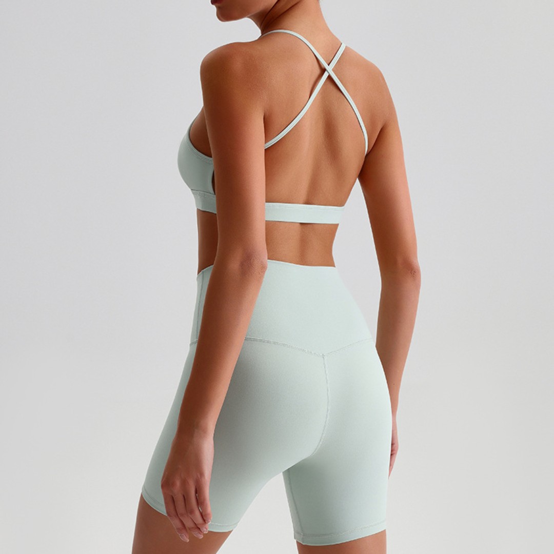 สีทึบ High Impact Solid GYM ชุ - Yoga Fitness Zumba บทวิจารณ์และราคา