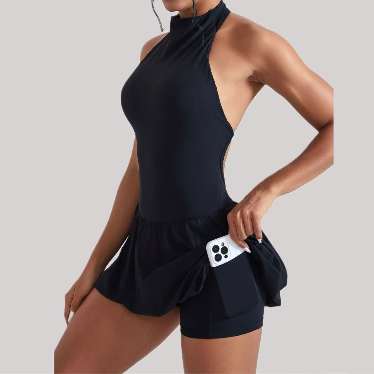 ชุดกอล์ฟเทนนิสคอสูง นิงหยู แห้ - Yoga Fitness Group บทวิจารณ์และราคา