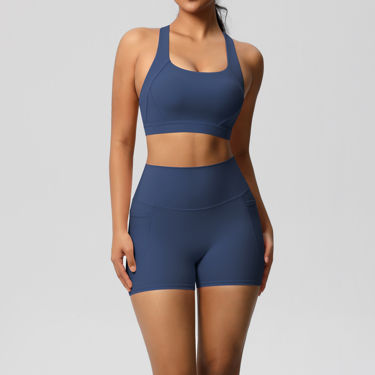 2PCS กีฬา Pocketed ชุดโยคะเสื้ - Yoga Fitness Zumba บทวิจารณ์และราคา