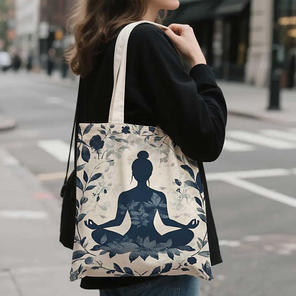 กระเป๋าสะพายผ้าแคนวาสลายโยคะแล - Yoga Fitness Holiday บทวิจารณ์และราคา