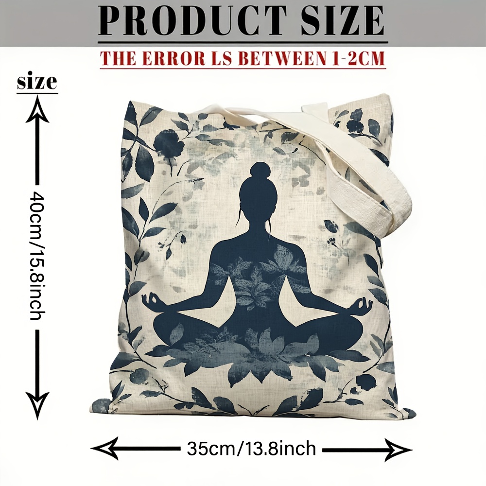กระเป๋าสะพายผ้าแคนวาสลายโยคะแล - Yoga Fitness Holiday บทวิจารณ์และราคา