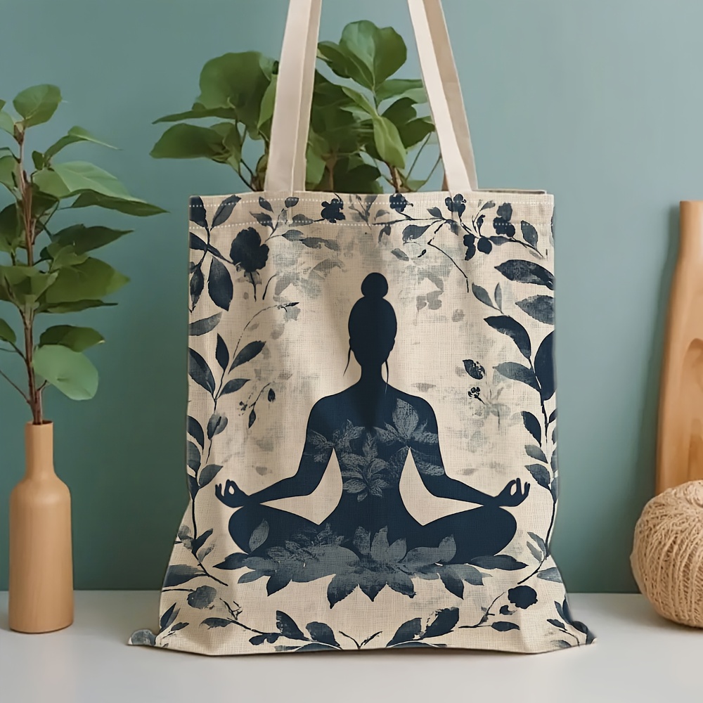 กระเป๋าสะพายผ้าแคนวาสลายโยคะแล - Yoga Fitness Holiday บทวิจารณ์และราคา
