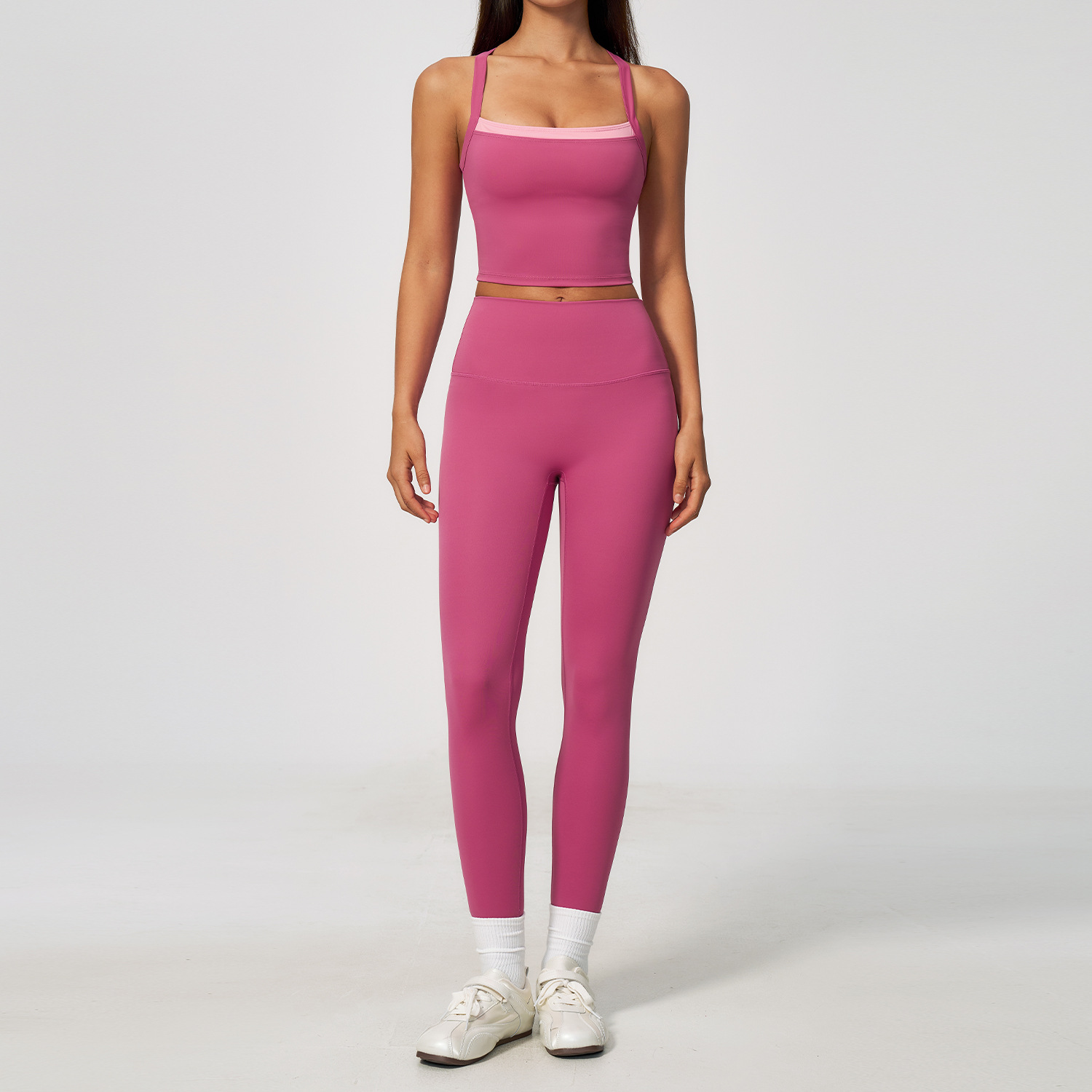 ชุดโยคะ 2 ชิ้น ชุดออกกำลังกายส - Yoga Fitness Zumba บทวิจารณ์และราคา