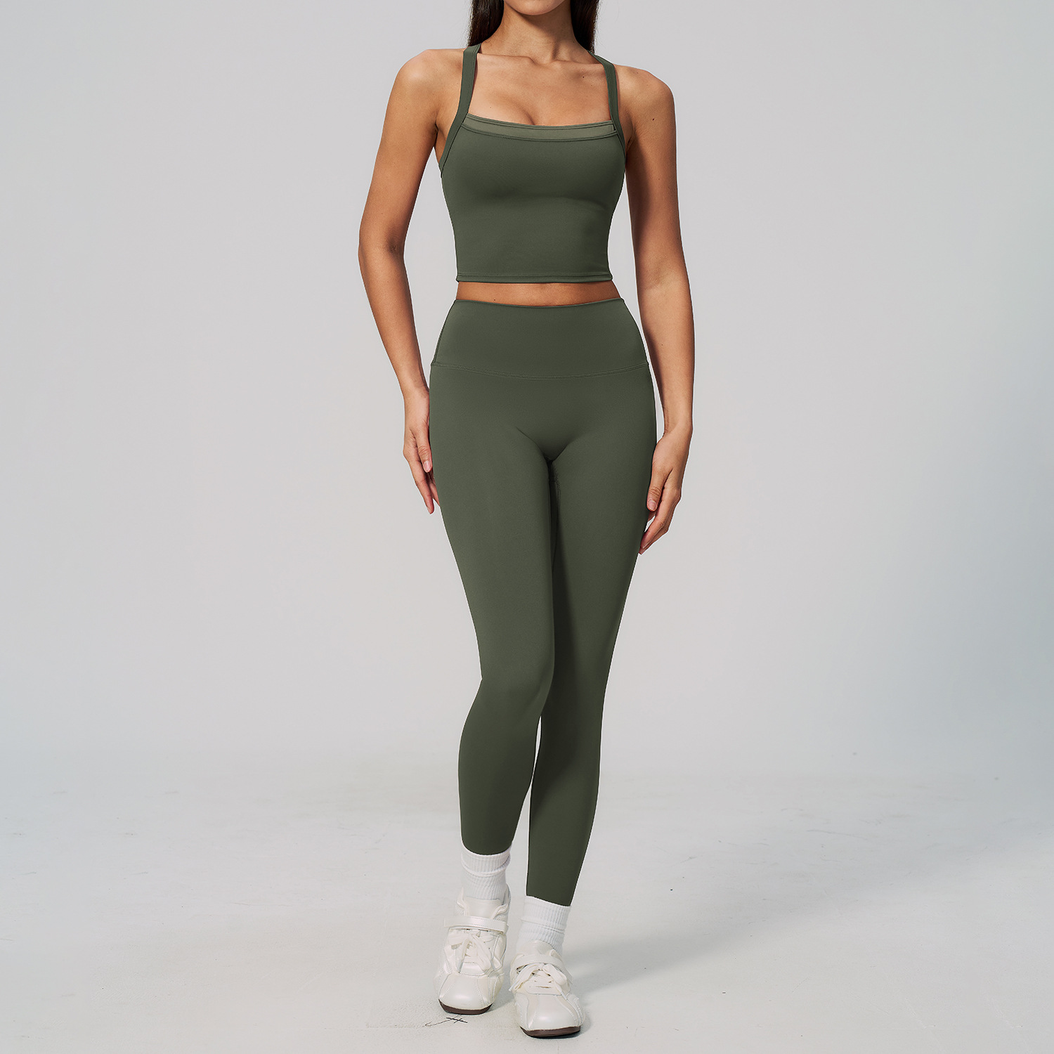 ชุดโยคะ 2 ชิ้น ชุดออกกำลังกายส - Yoga Fitness Zumba บทวิจารณ์และราคา